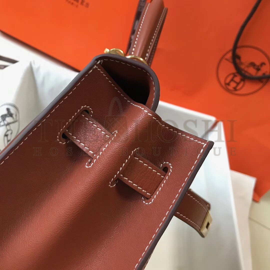 H**me5 Kelly 32cm Sellier Bag In Canvas With Barenia Leather Master Quality