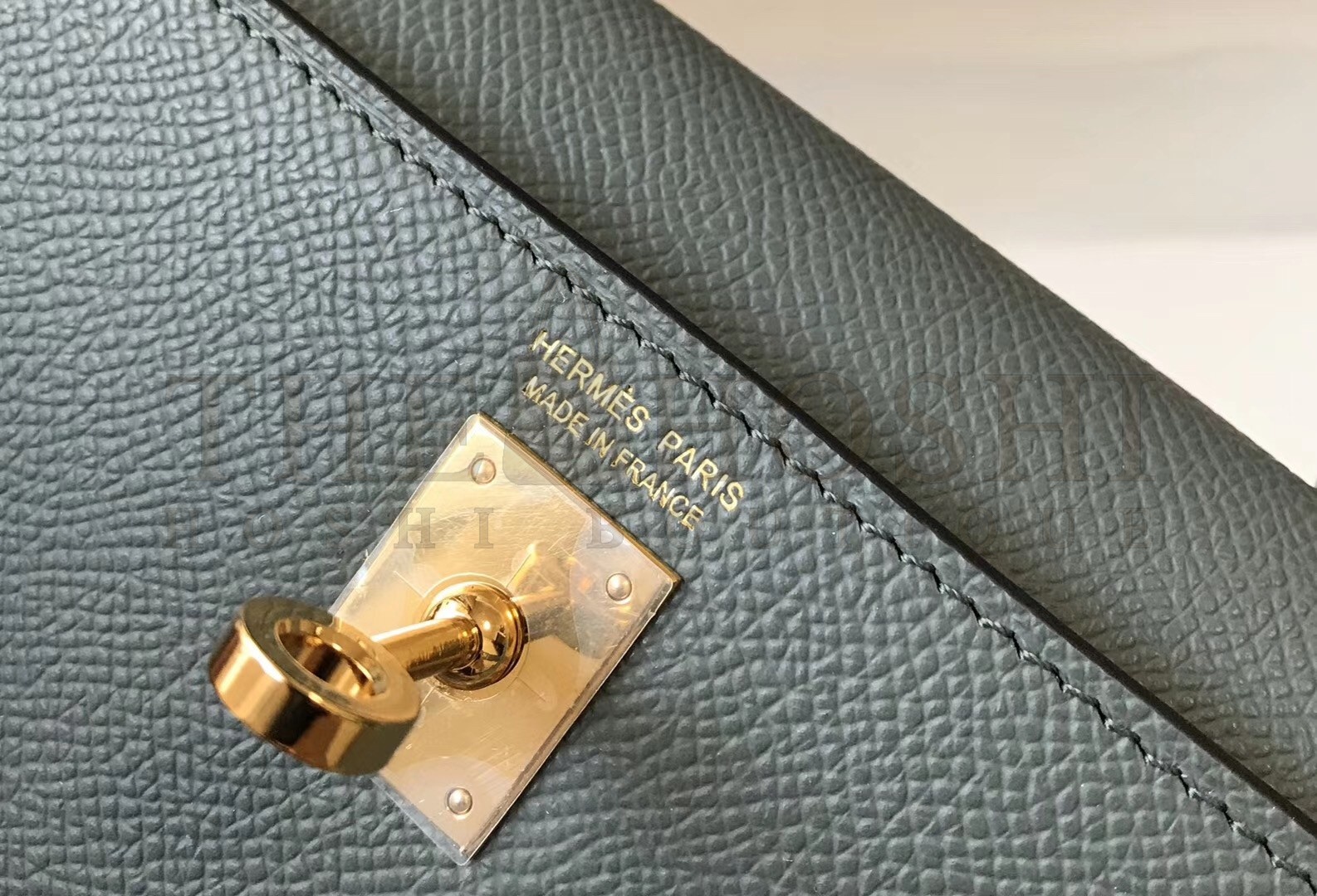 H**me5 Kelly Mini II Bag In Vert Amande Epsom Leather Master Quality