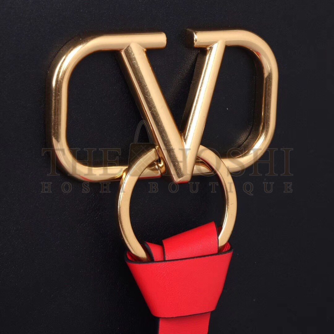 Va1e*ntin0 Garavani Black Large Vring Shopping Tote Master Quality