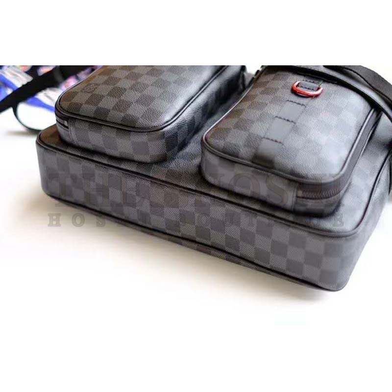 L0vis Vvtt0n LV Men Utility Business Bag Damier Graphite Canvas Master Quality