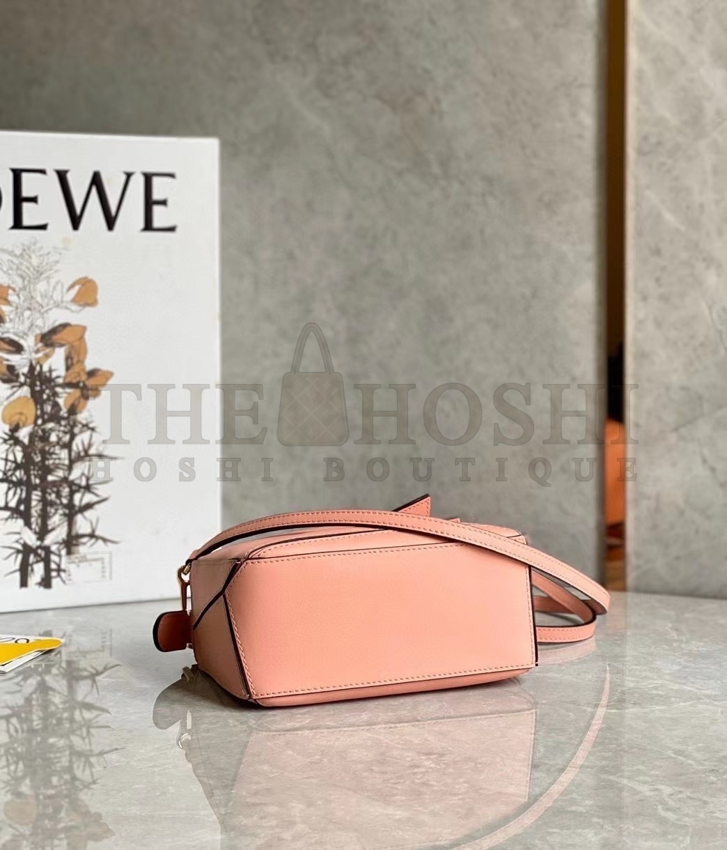 L0ew* Puzzle Mini Bag In Blossom Calfskin Leather Master Quality