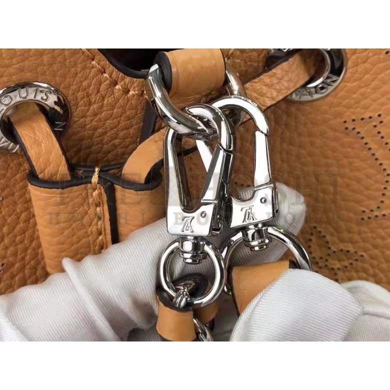 L0vis Vvtt0n LV Women Bella Bucket Bag Mahina Arizona Brown Calfskin Calf Monogram Master Quality