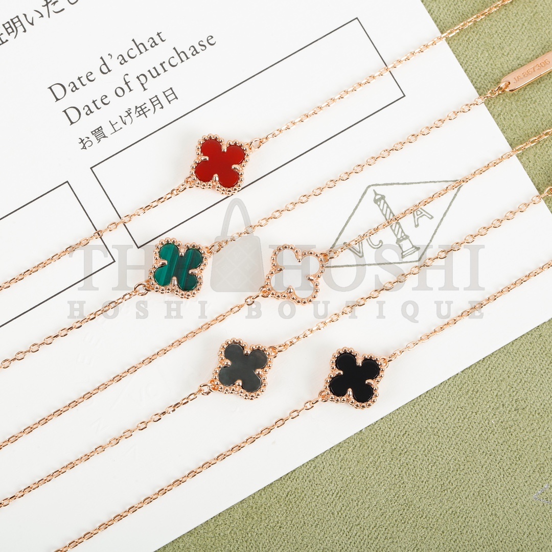 V*n Cl**f ARPELS SWEET ALHAMBRABRACELET1MOTIF MOTHER-OF-PEARL18K  bracelet silver gold rose gold Master Quality