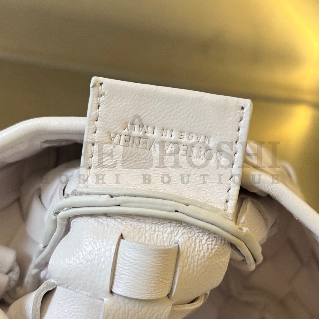 B0tt*ga Ven*ta Sardine Mini Bag In White Intrecciato Lambskin Master Quality