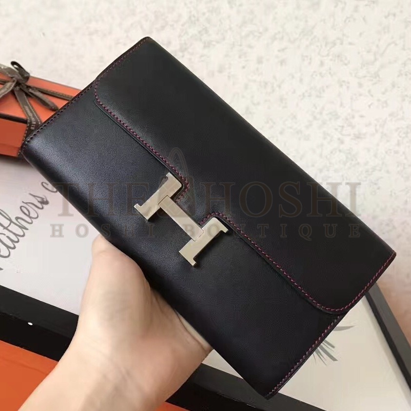 H**me5 Black Swift Constance Long Wallet Master Quality