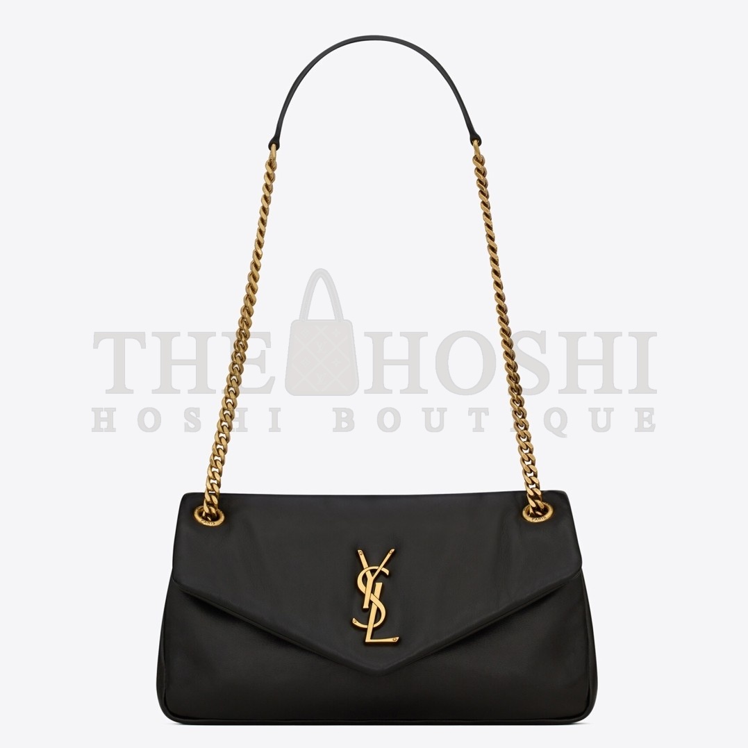 Sa1nt Lau*nt Calypso Shoulder Bag In Black Lambskin Master Quality