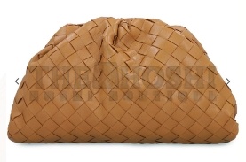 BV B0tt*ga Ven*ta The Pouch Intrecciato Mini Bag In Blue REAL LEATHER SIZE:22*12*7CM Master Quality