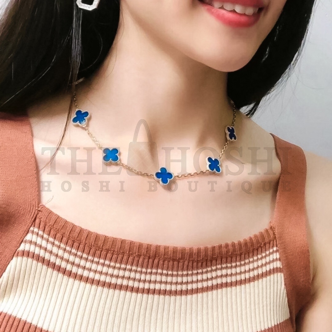 V*n Cl**f 10 motifs Necklace Replica Master Quality