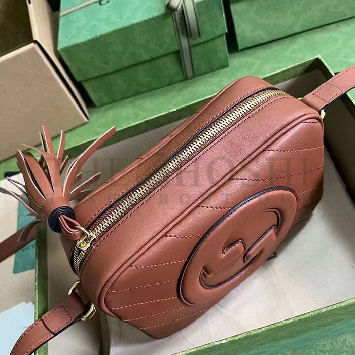 Gvc*1 Women GG Blondie Small Shoulder Bag Cuir Leather Round Interlocking G Master Quality