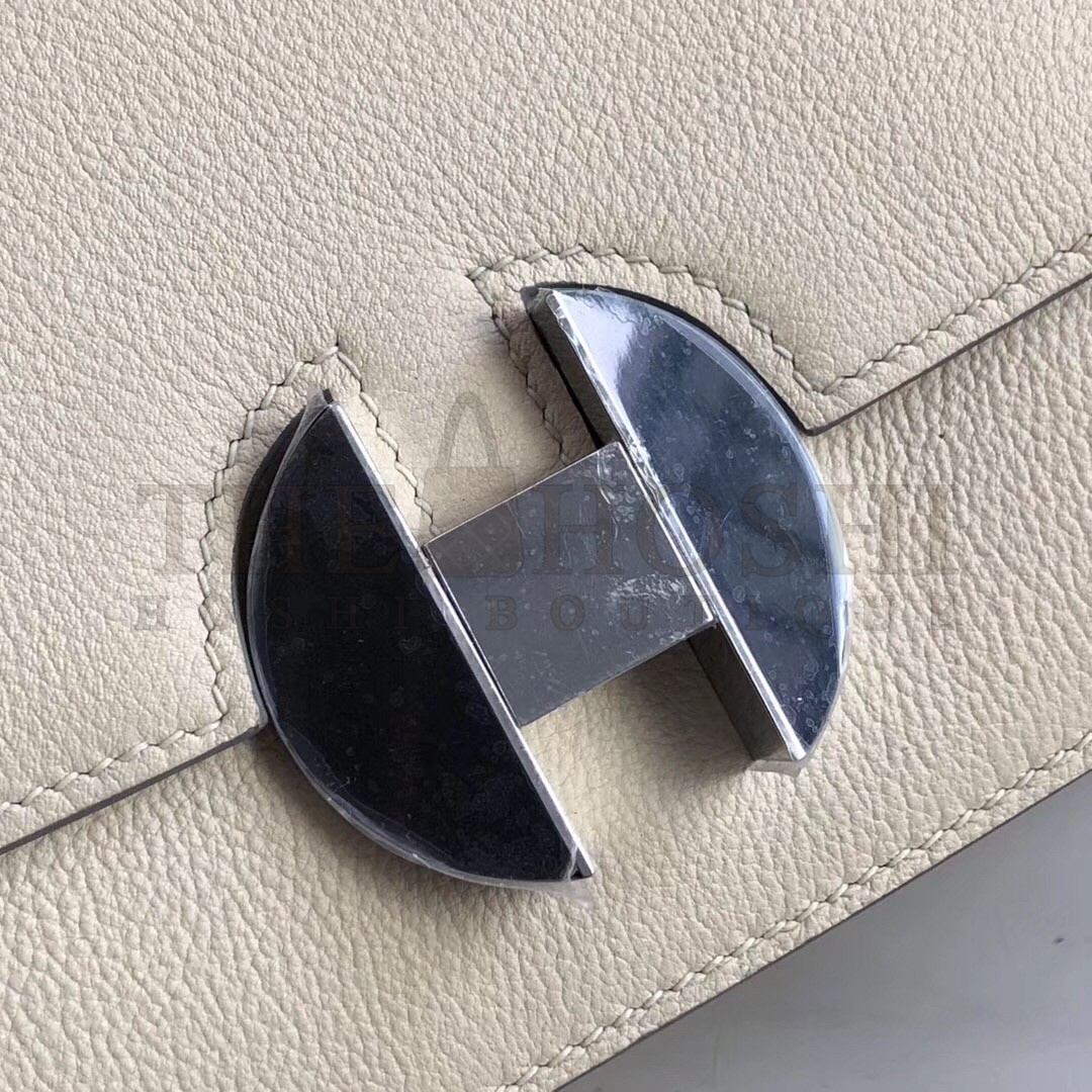 H**me5 2002 20cm Bag In Craie Evercolor Calfskin Master Quality