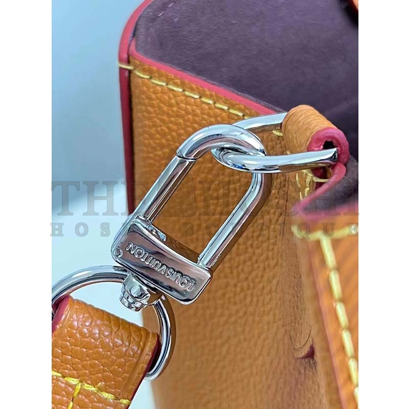 L0vis Vvtt0n LV Women Marelle Tote MM Gold Miel Brown Epi Grained Cowhide Master Quality