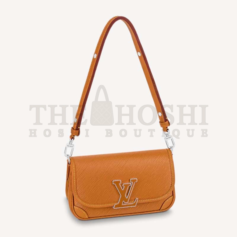 L0vis Vvtt0n LV Women Buci Crossbody Brown Epi Grained Smooth Cowhide Leather Master Quality