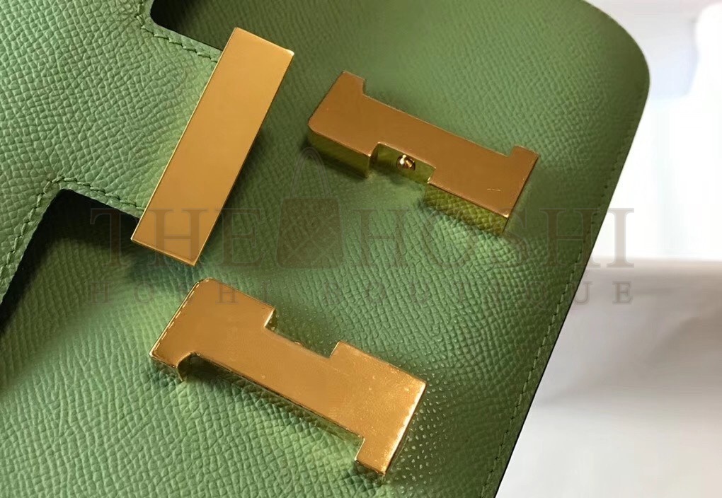 H**me5 Epsom Constance 24cm Vert Criquet Handmade Bag Master Quality