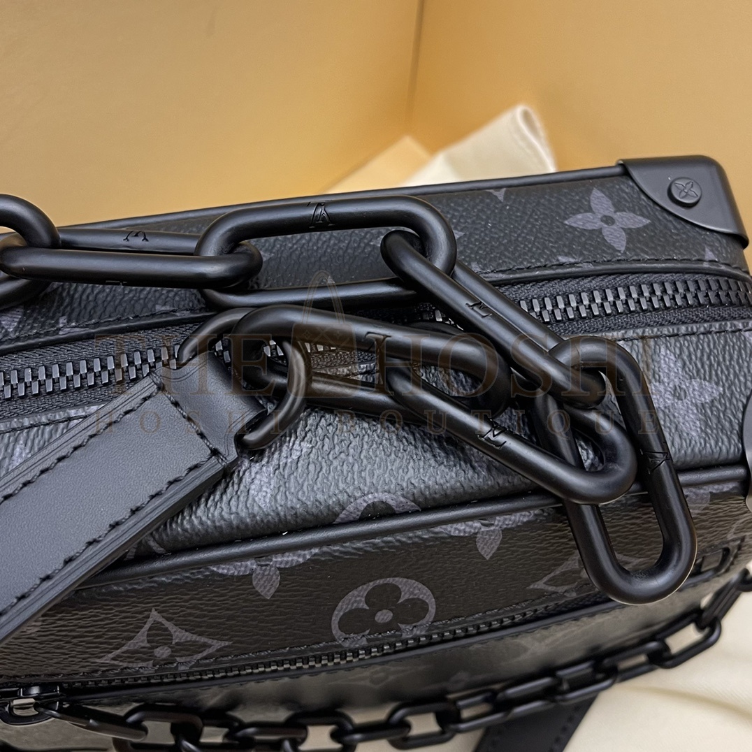 L0vis Vvtt0n LV Men Mini Soft Trunk Bag Monogram Eclipse Coated Canvas Master Quality