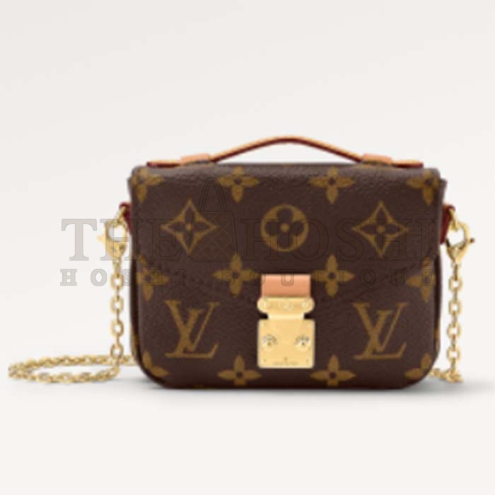 L0vis Vvtt0n LV Women Micro Metis Bag Monogram Coated Canvas Cowhide Leather Master Quality