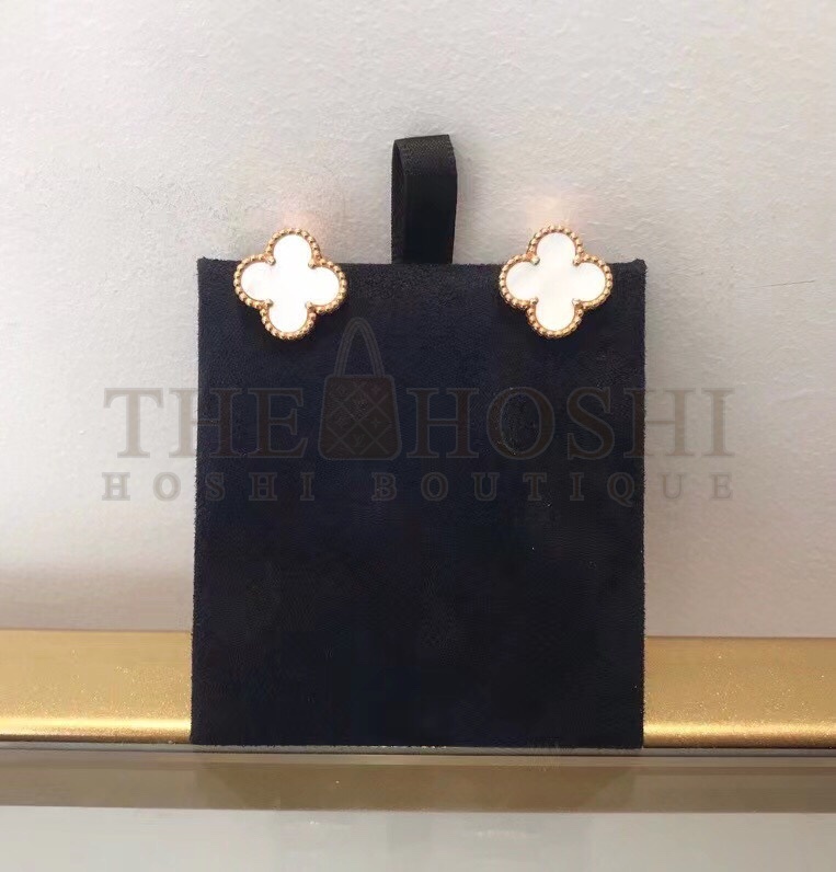 V*n Cl**f Earrings Dupe, Clover Stud Earrings, Vintage Alhambra earrings Dupe Master Quality