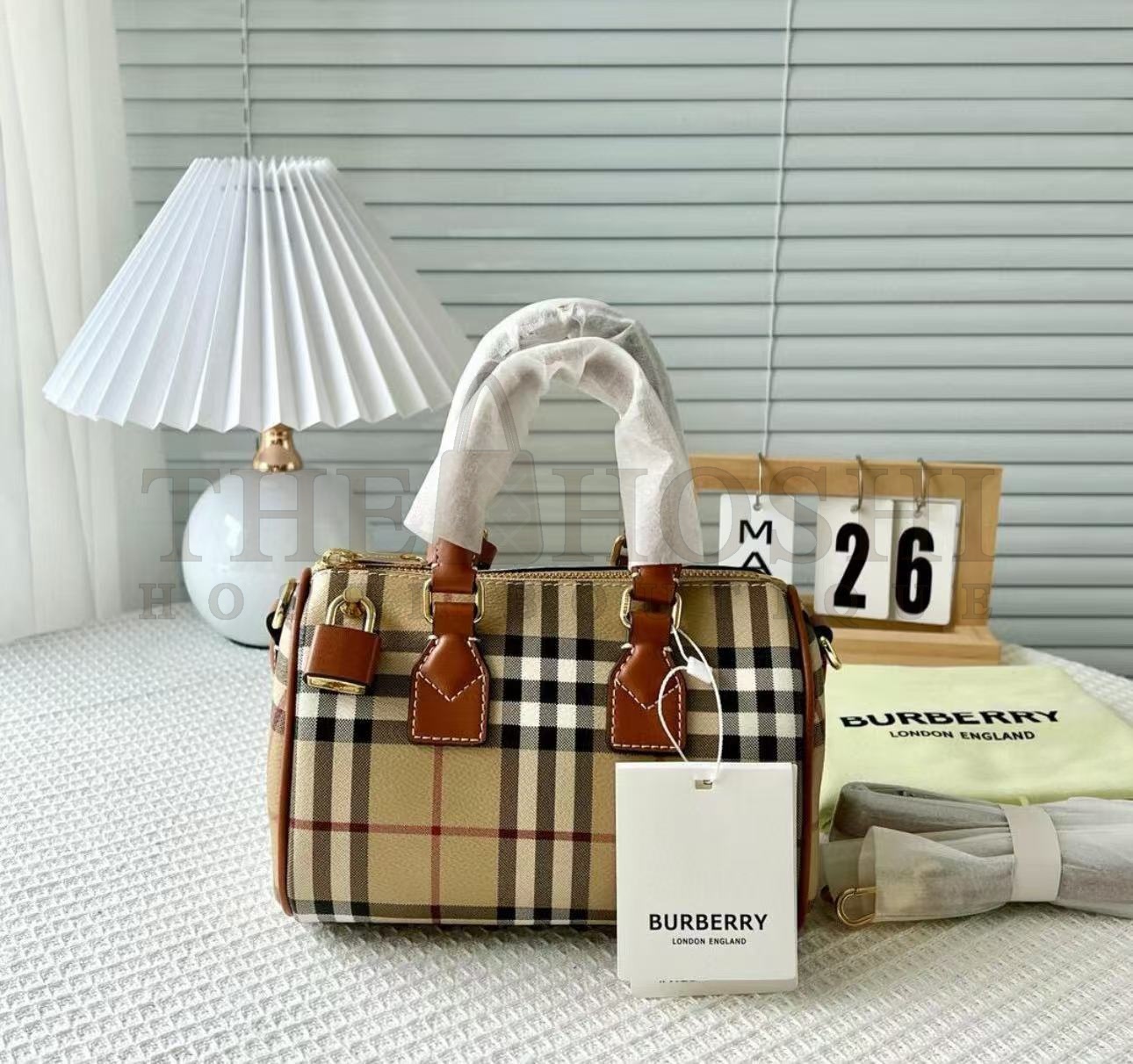 Bv*b*rry Mini Check Bowling Bag Master Quality