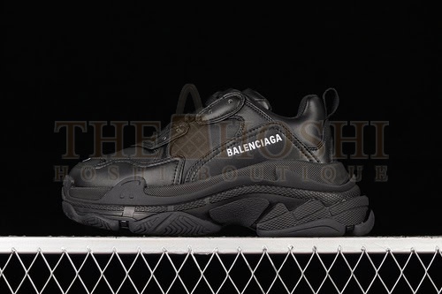 Zg Ba1en*iaga Triple S Sneakers Black/Black/White Master Quality