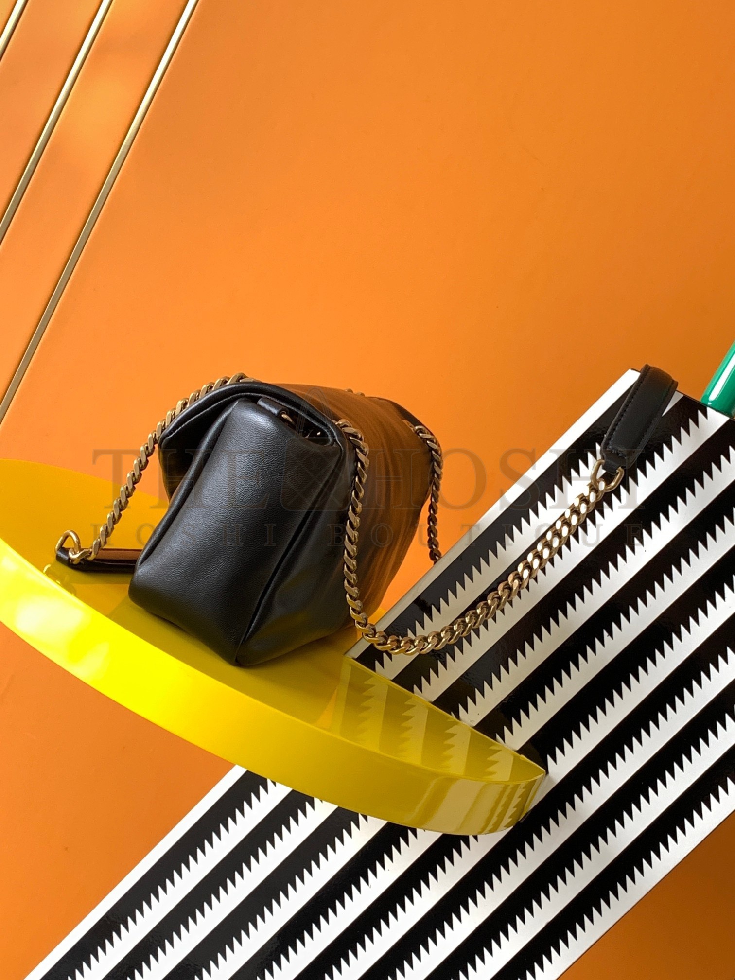 Sa1nt Lau*nt Calypso Shoulder Bag In Black Lambskin Master Quality