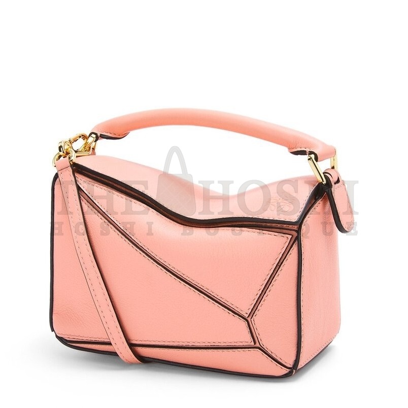 L0ew* Puzzle Mini Bag In Blossom Calfskin Leather Master Quality
