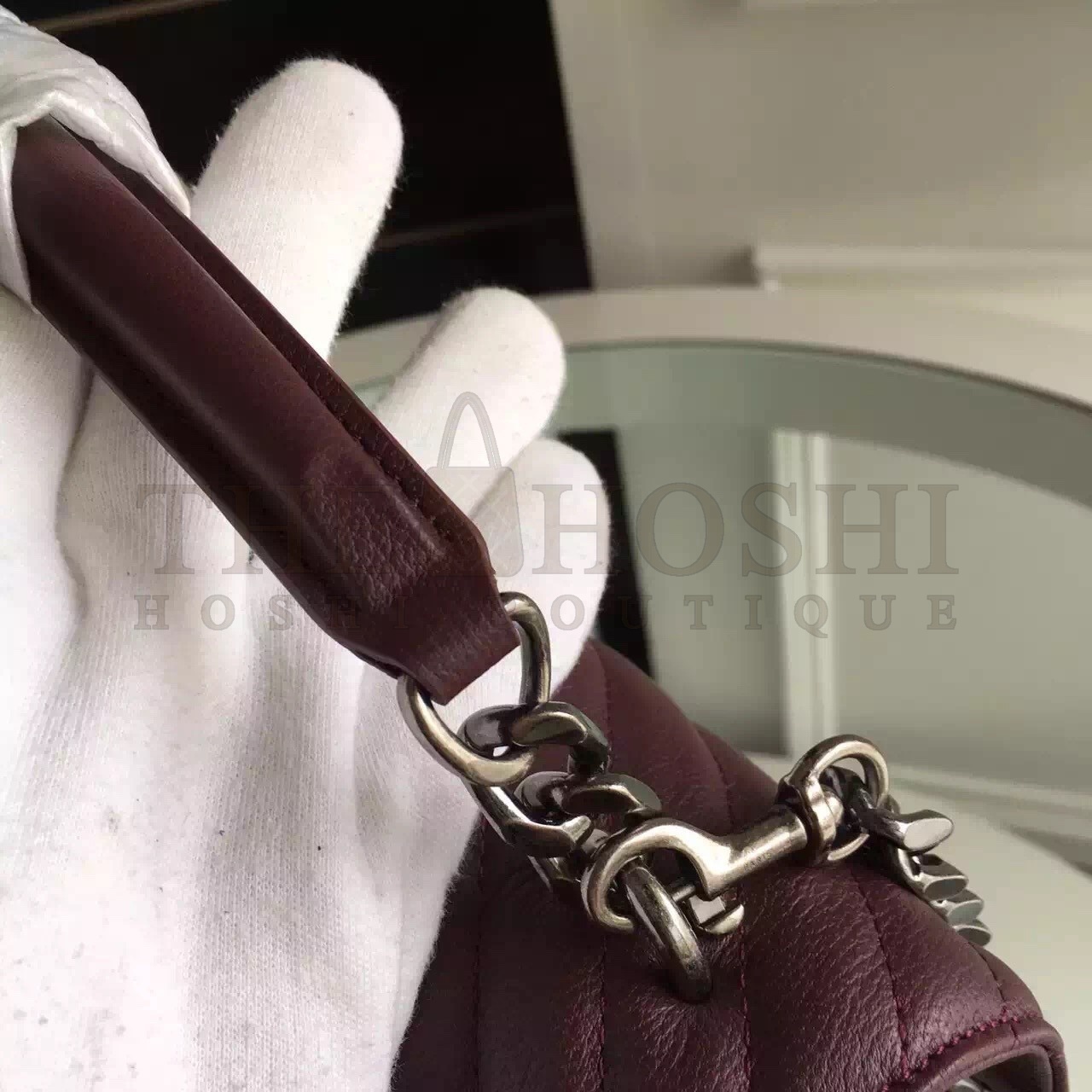 Sa1nt Lau*nt Large Bordeaux College Shoulder Bag Master Quality