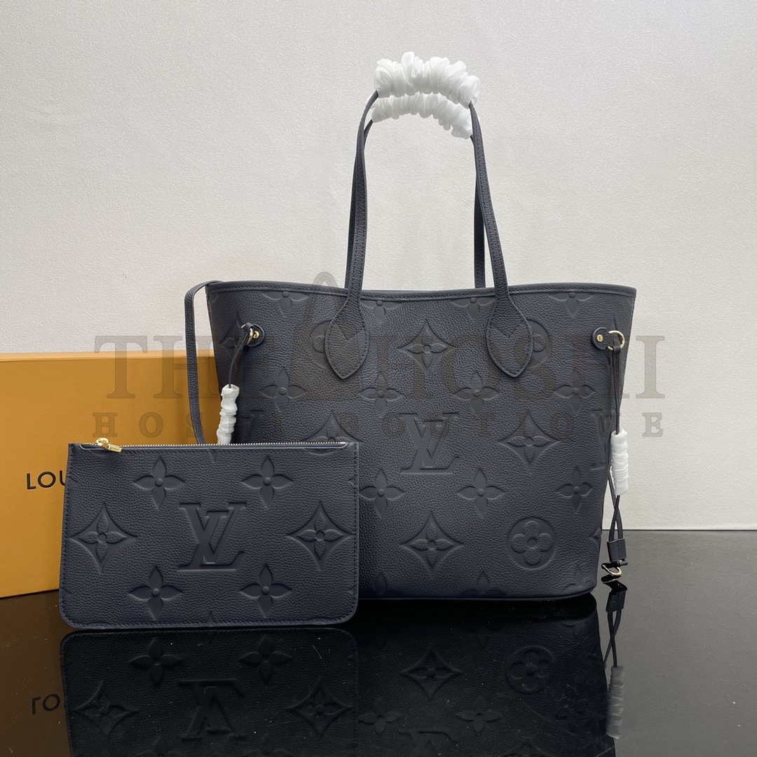 L0vis Vvtt0n LV Women Neverfull MM Tote Embossed Cowhide Leather M45685 M46482 M47143 Master Quality