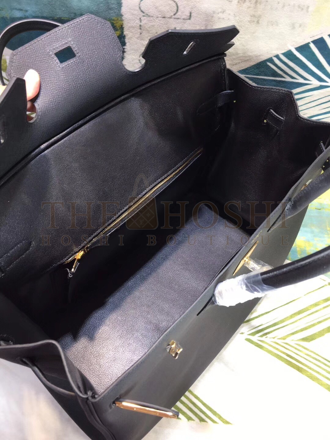 H**me5 Black Epsom Birkin 40cm Handmade Bag Master Quality
