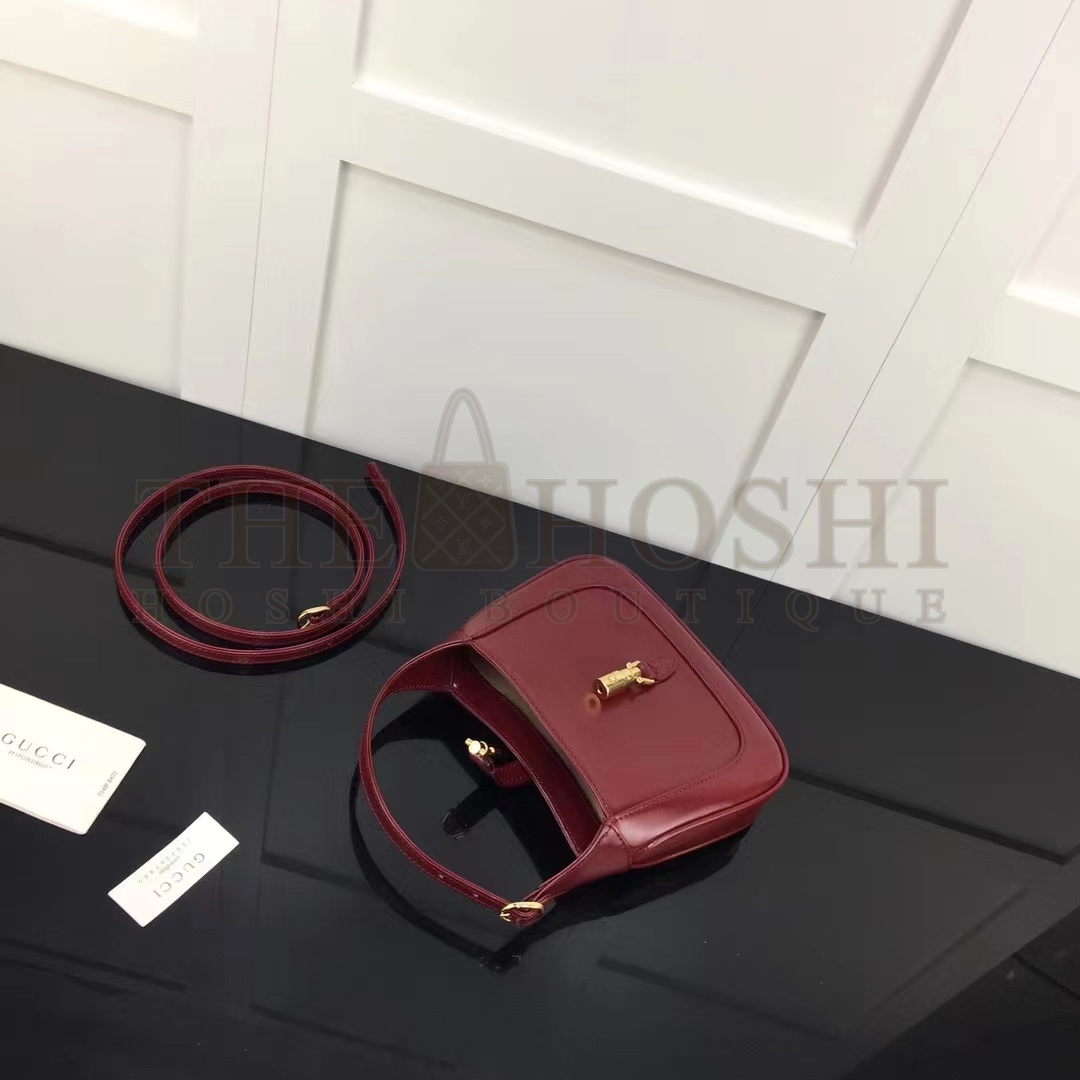 Gvc*1 Women Jackie 1961 Mini Shoulder Bag Red Leather Gold-Toned Hardware Master Quality