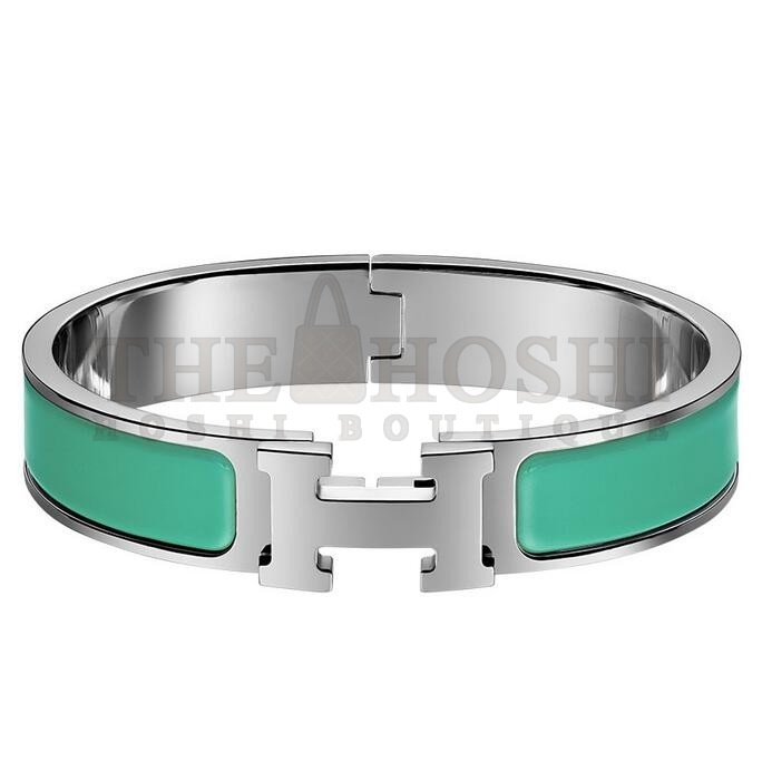 H**me5 Green Enamel Clic H PM Bracelet Master Quality