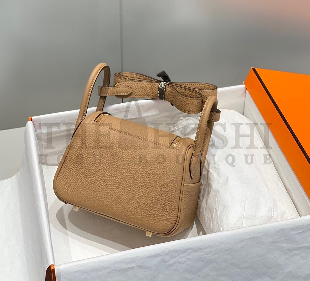 H**me5 Lindy Mini Bag In Chai Clemence Leather GHW Master Quality