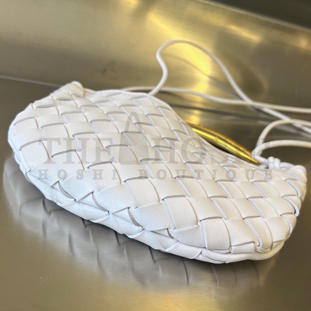 B0tt*ga Ven*ta Sardine Mini Bag In White Intrecciato Lambskin Master Quality