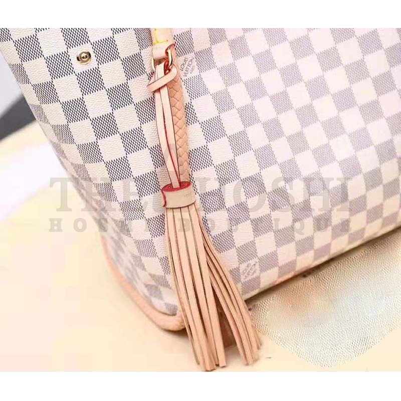 L0vis Vvtt0n LV Women Propriano Shoulder Tote Bag-Sandy and Grey Master Quality