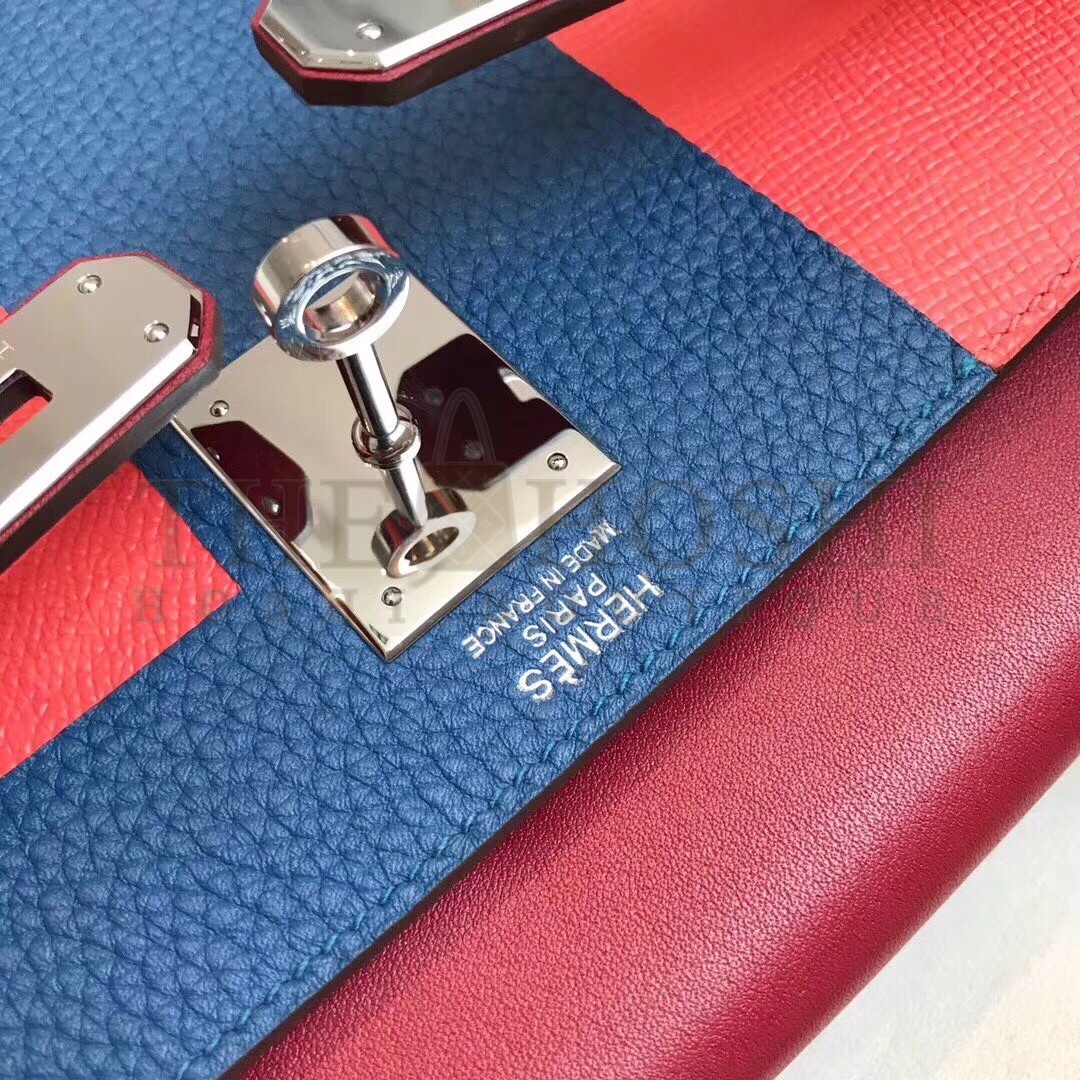 H**me5 Multicolor Blocks Kelly 28cm Ruby Bag Master Quality