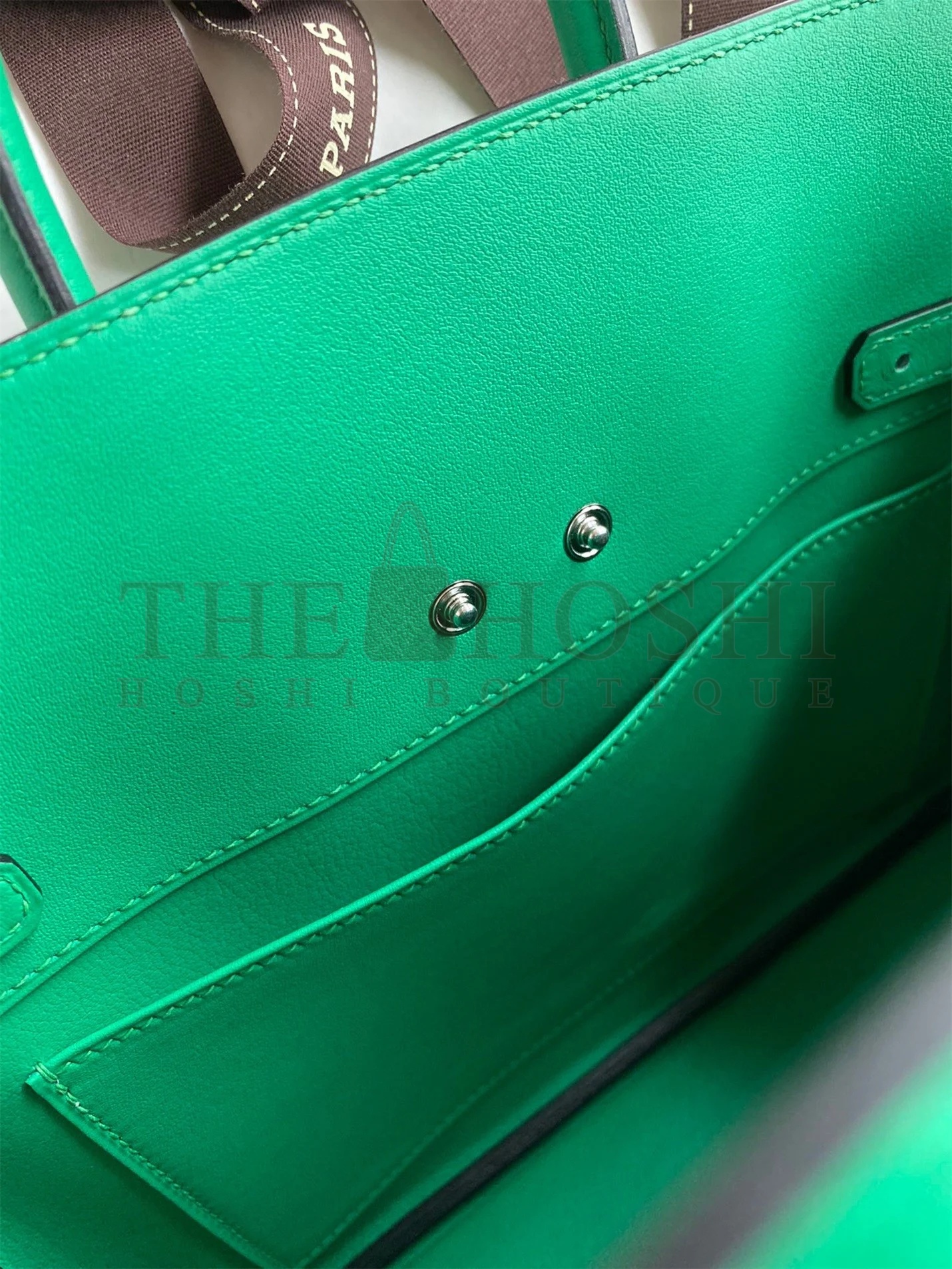 H**me5 Shadow Birkin 25 Limited Edition Bag In Green Swift Calfskin Master Quality