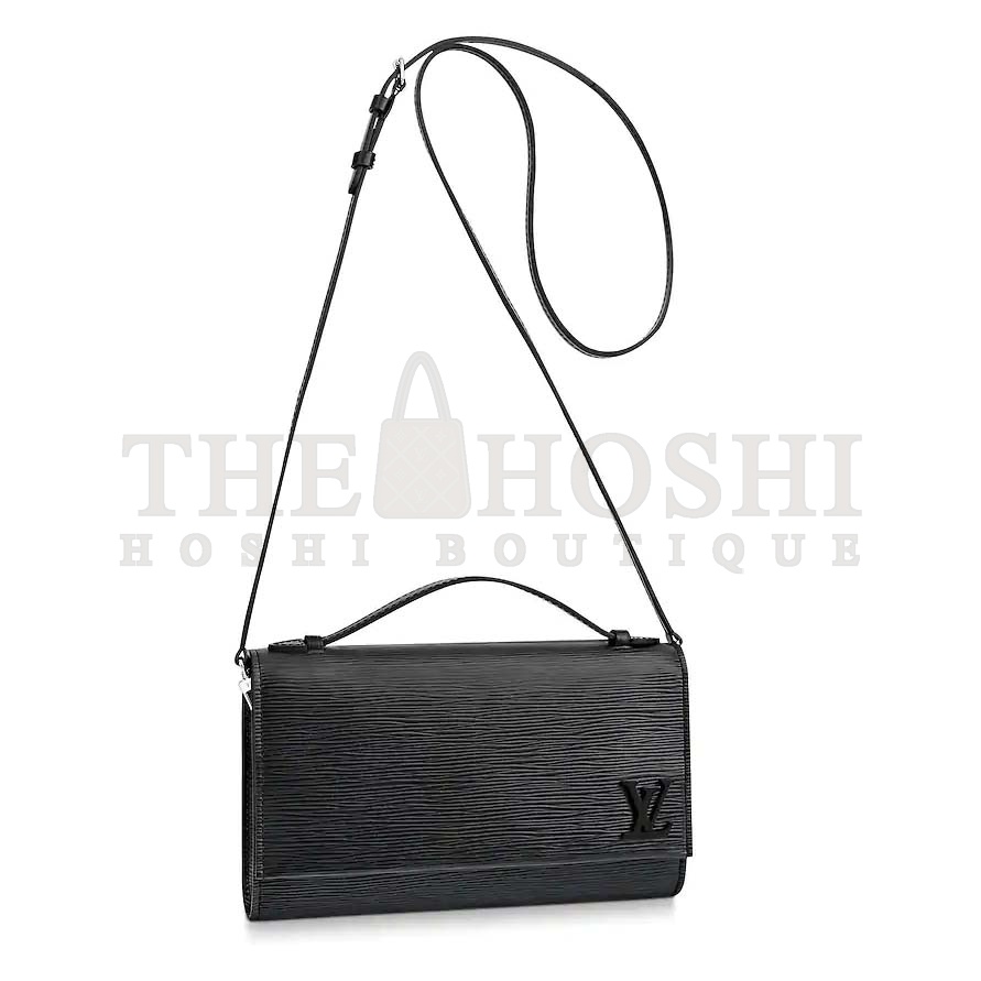 L0vis Vvtt0n LV Women Cléry Pochette Bag in Epi Grained Cowhide Leather-Black Master Quality