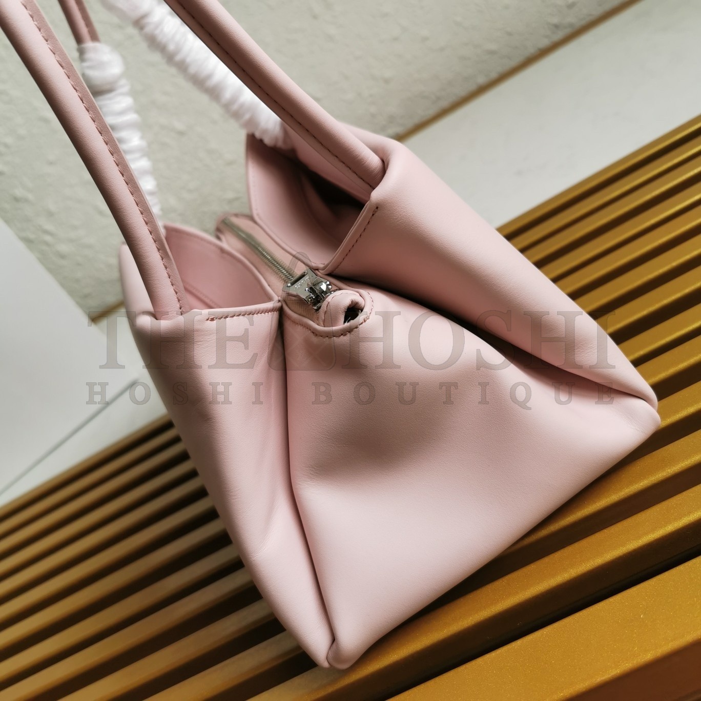 Pra*a S*pernova Small Shoulder Bag In Pink Leather Master Quality