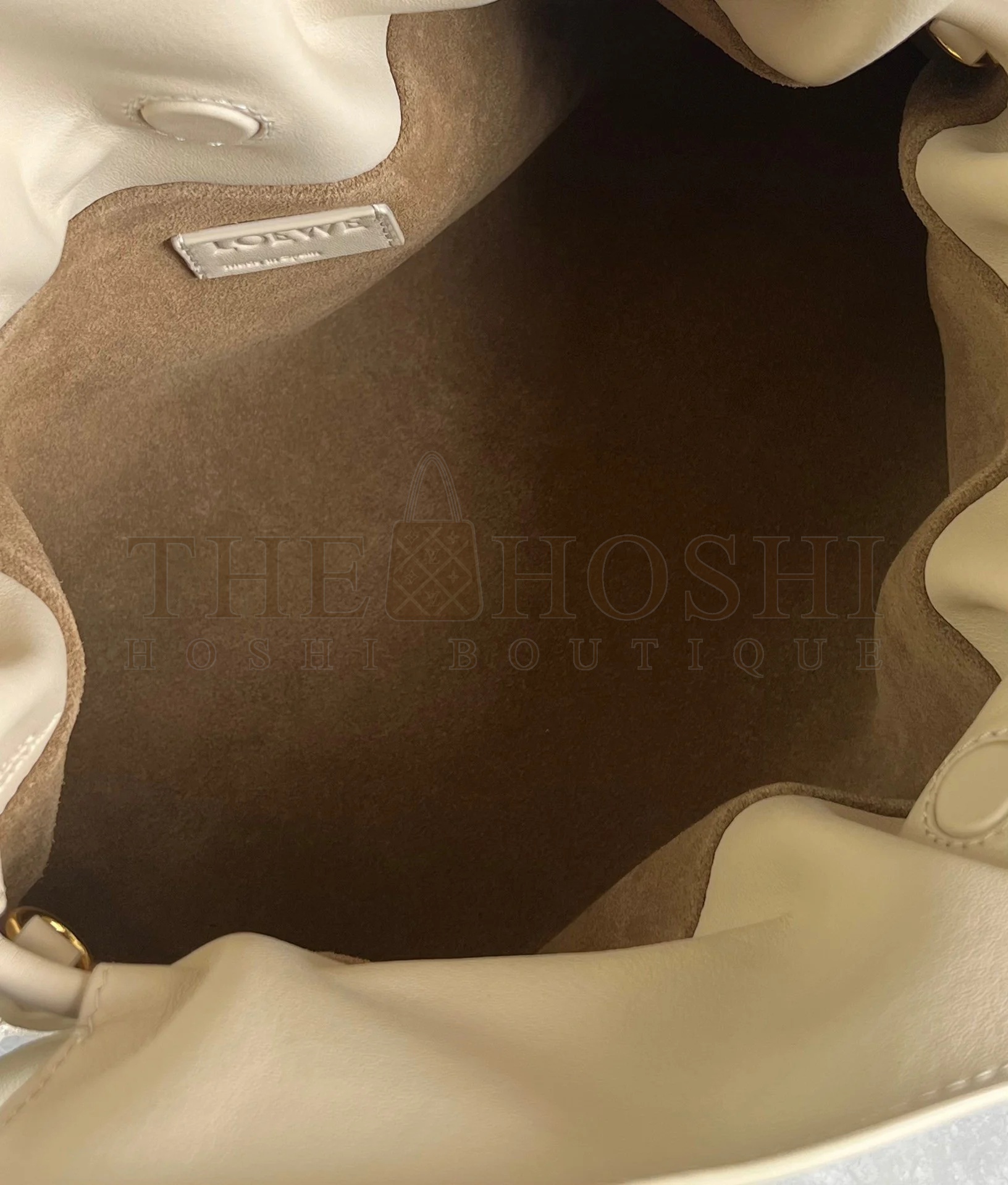 L0ew* Flamenco Clutch Bag In Angora Calfskin Master Quality