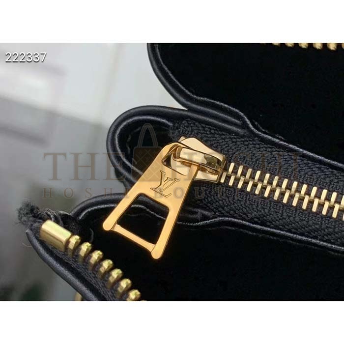 L0vis Vvtt0n LV Women Coussin PM Handbag Black Calfskin Cowhide Leather Master Quality