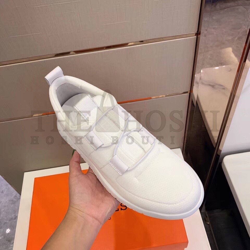 H**me5 Team Sneakers In White Double-sided Technical Mesh Master Quality
