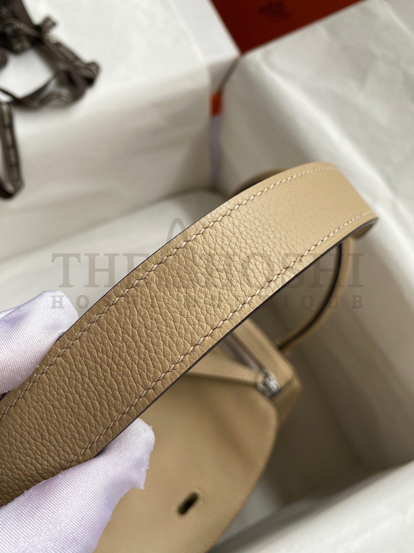 H**me5 Lindy 26 Handmade Bag In Trench Clemence Leather Master Quality