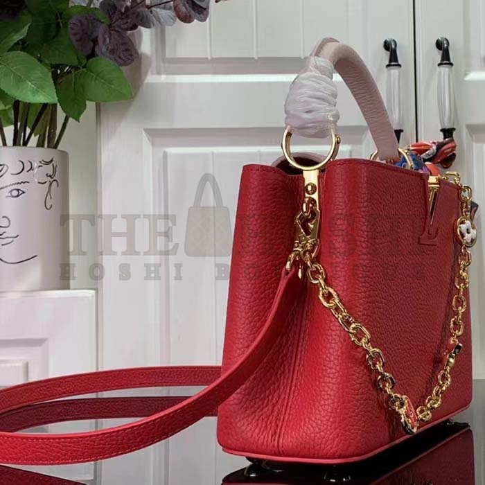 L0vis Vvtt0n LV Women Capucines MM Handbag Rose Pink Taurillon Leather Master Quality