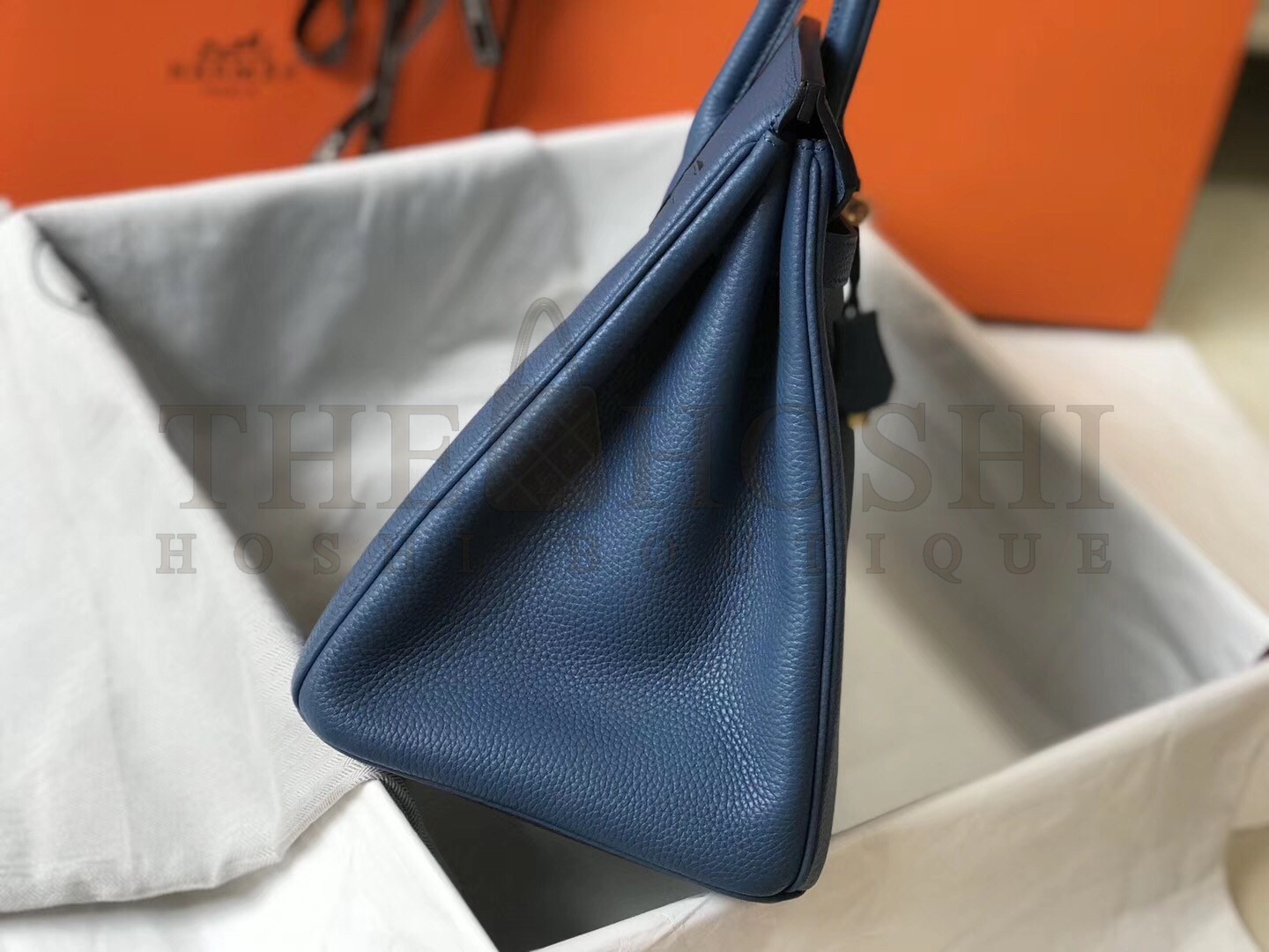 H**me5 Blue Agate Clemence Birkin 35cm Bag Master Quality