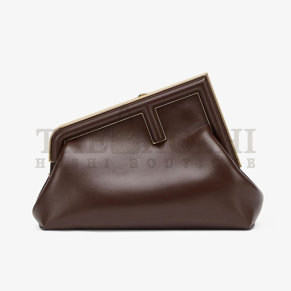 F**di Women First Small Nappa Leather Bag-Maroon Master Quality