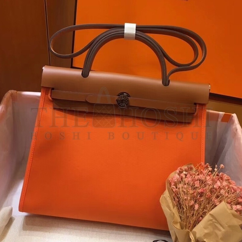 H**me5 Herbag Zip 31cm Bag In Brown And Orange Master Quality