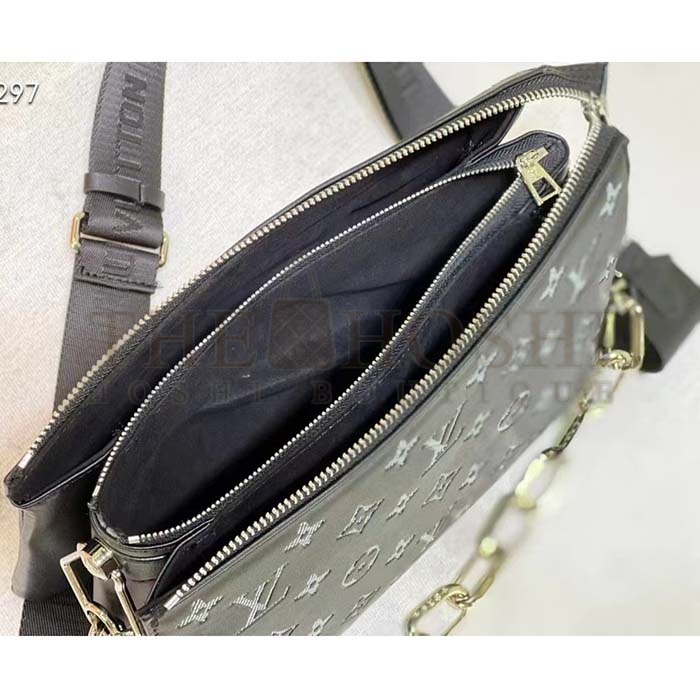 L0vis Vvtt0n LV Women Coussin MM Handbag Black Gray Lambskin Master Quality