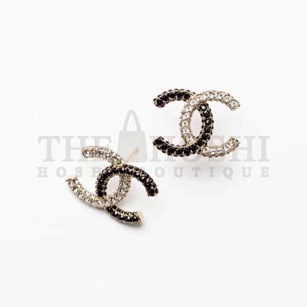Ch**el Women Stud Earrings in Metal and Strass Master Quality