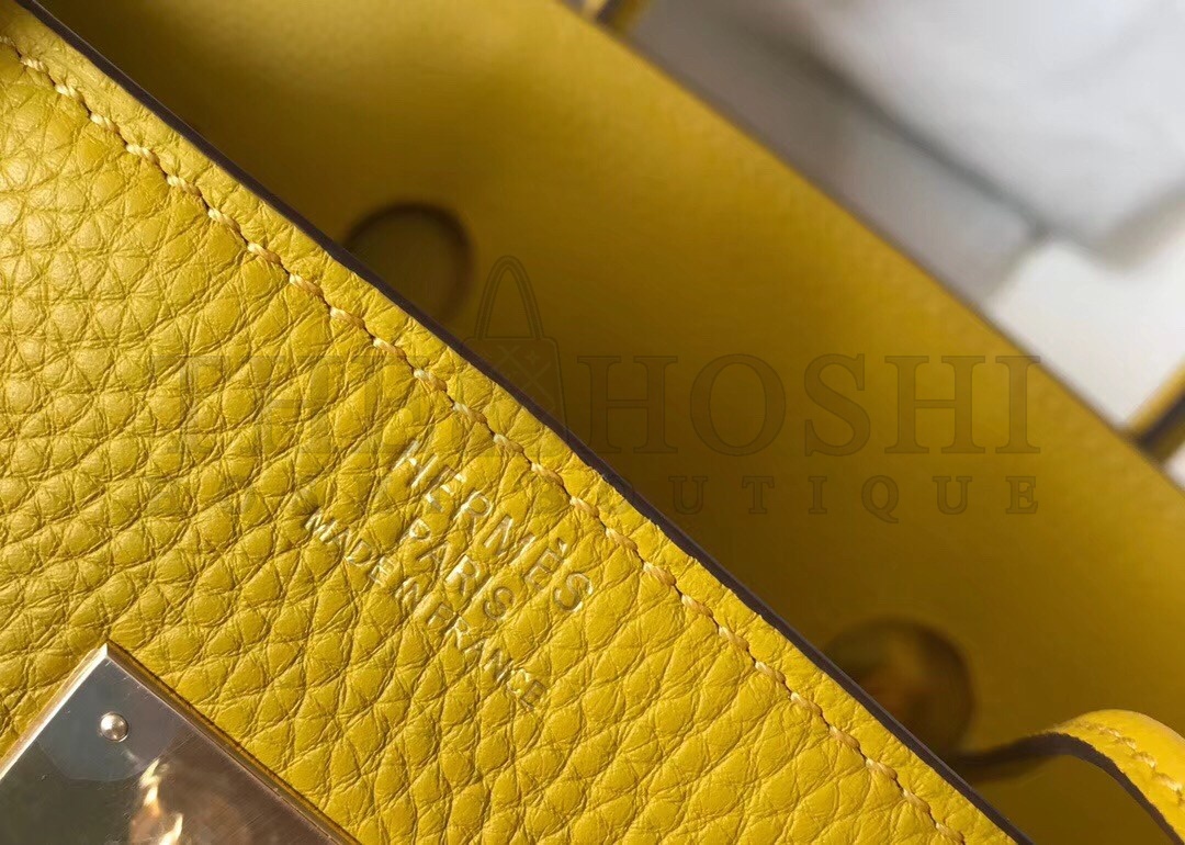 H**me5 Yellow Clemence Birkin 35cm Bag Master Quality