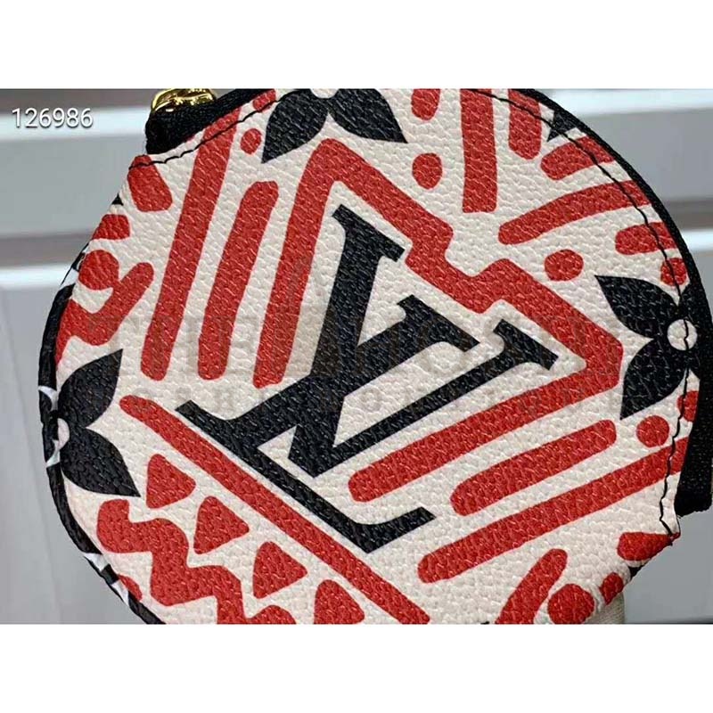 L0vis Vvtt0n LV Women LV Crafty Round Coin Purse Monogram Coated Canvas Master Quality