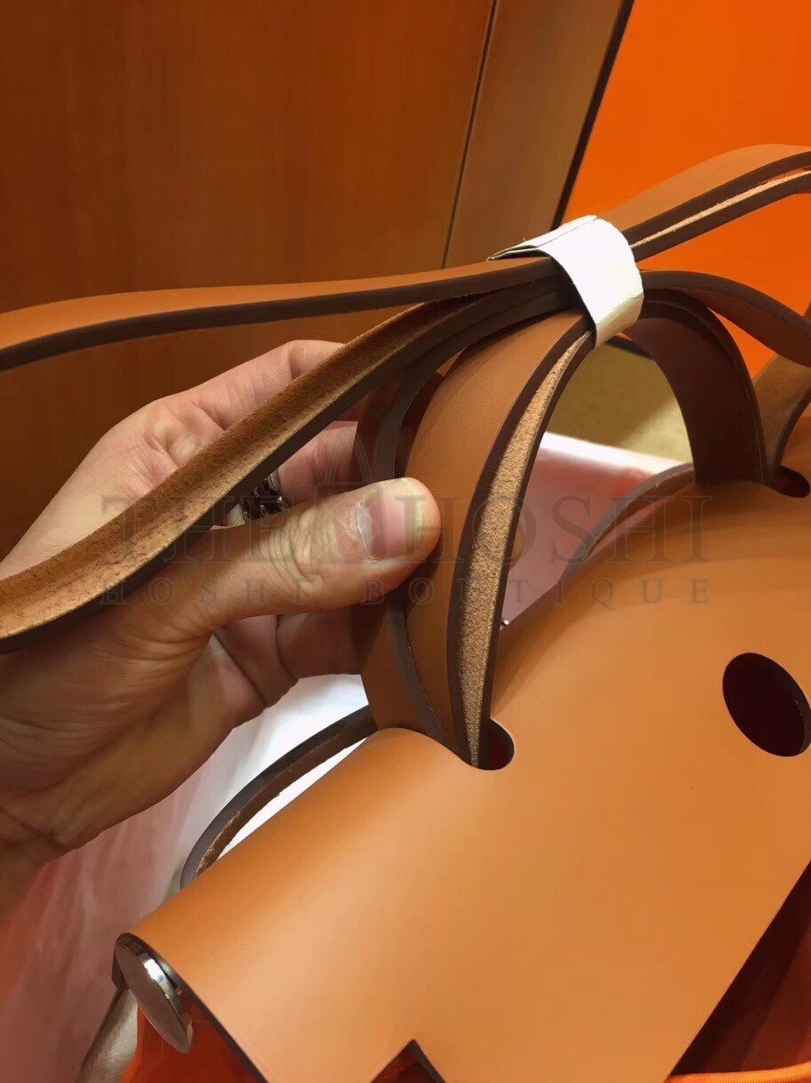 H**me5 Herbag Zip 31cm Bag In Brown And Orange Master Quality