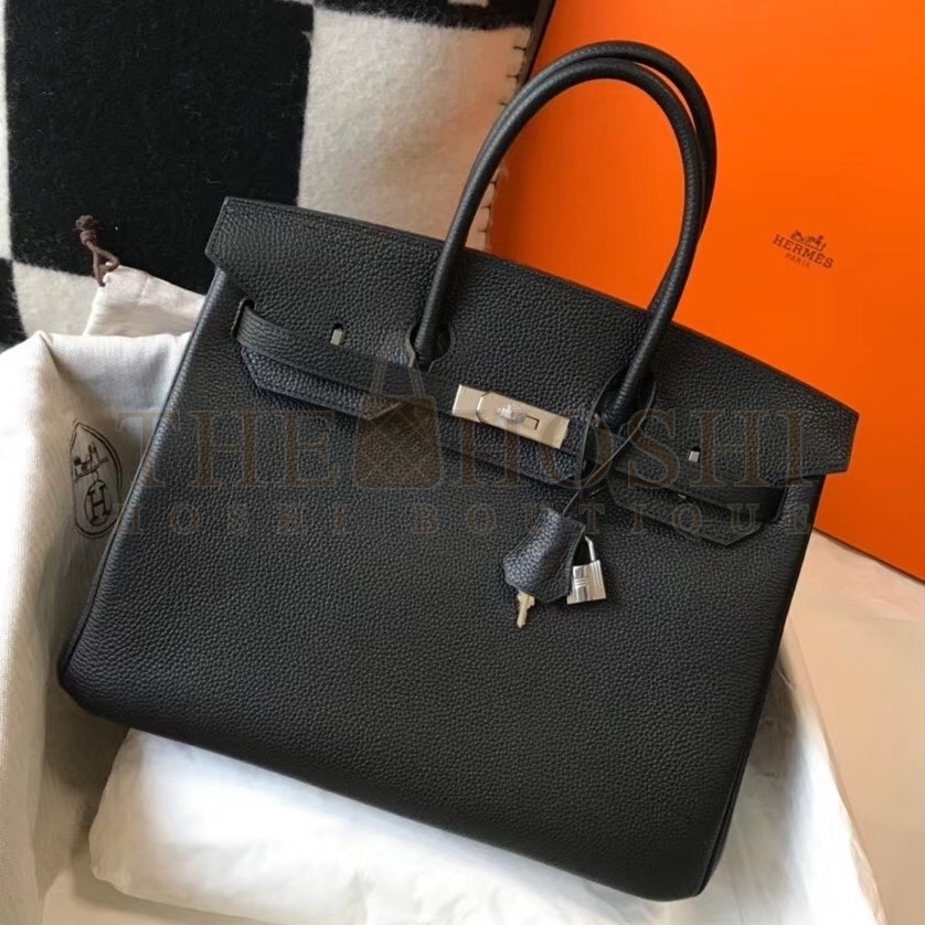 H**me5 Noir Clemence Birkin 30cm Bag Master Quality